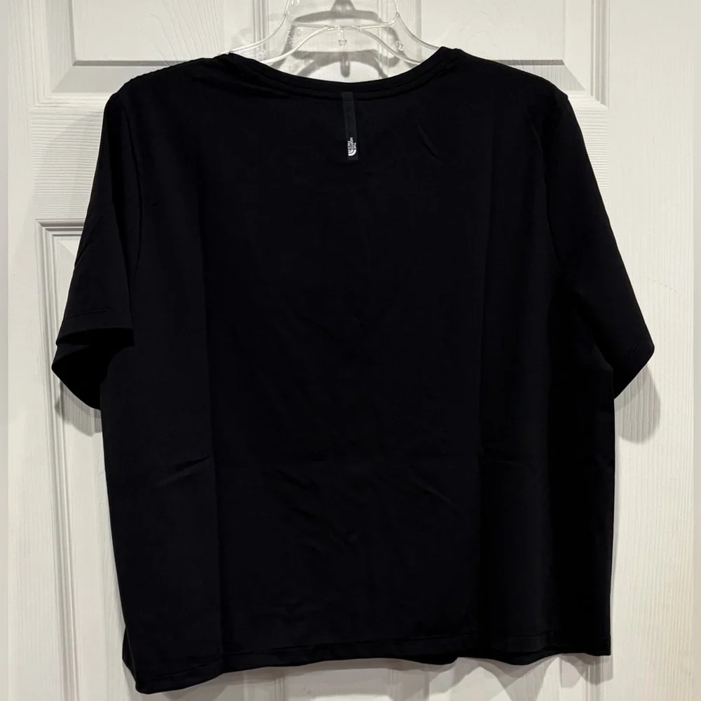 The North Face Women’s 1X Plus Dune Sky Short-Sleeve Tee T-Shirt Black NWT - Picture 3 of 8